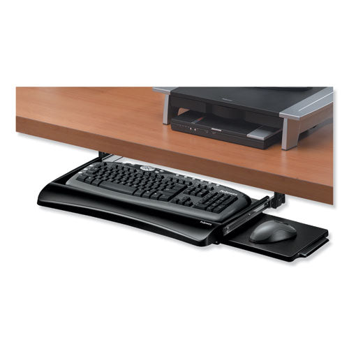 Image of Fellowes® Office Suites Underdesk Keyboard Drawer, 20.13w X 7.75d, Black