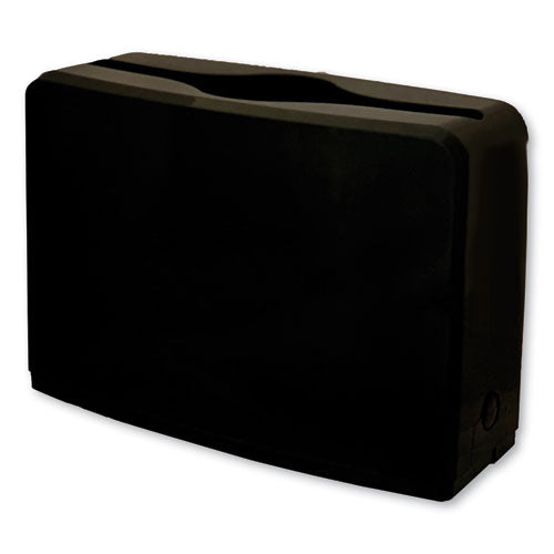 Image of GEN Countertop Folded Towel Dispenser, 10.63 X 7.28 X 4.53, Black