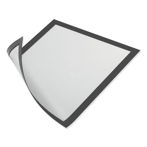 Image of Durable® Duraframe Magnetic Sign Holder, 5.5 X 8.5, Black Frame, 2/pack