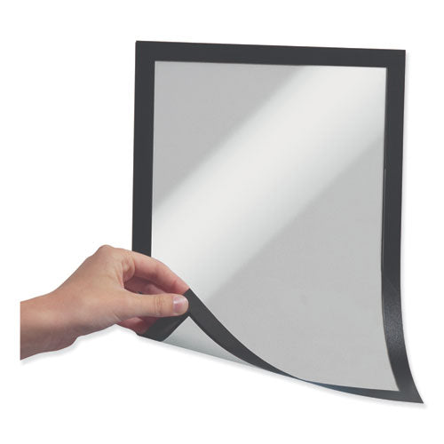 Image of Durable® Duraframe Magnetic Sign Holder, 5.5 X 8.5, Black Frame, 2/pack
