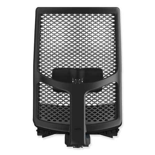 Image of HON® Ignition 2.0 4-Way Stretch Mid-Back Mesh Task Chair, Adjustable Lumbar Support, Black Seat/Back, Black Base