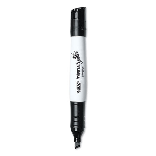Image of BIC® Intensity Low Odor Chisel Tip Dry Erase Marker, Broad Chisel Tip, Black, Dozen