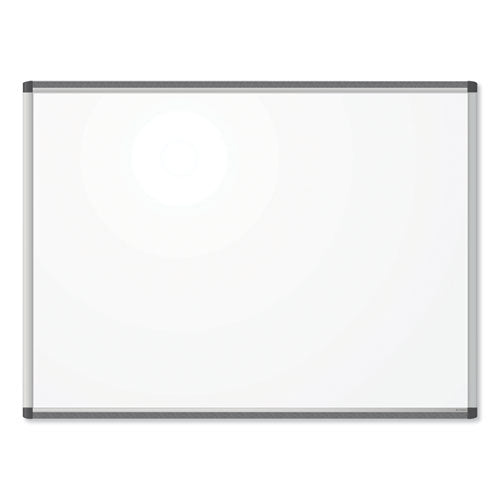 Image of U Brands PINIT Magnetic Dry Erase Board, 48" x 36" (Actual Size: 47" x 35"), White Surface, Satin Aluminum Frame