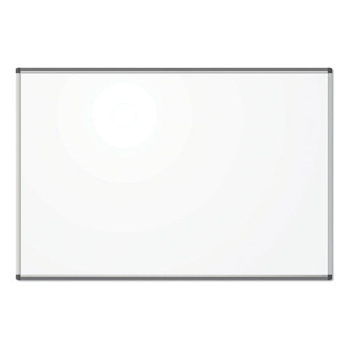 Image of U Brands PINIT Magnetic Dry Erase Board, 72" x 48" (Actual Size: 70" x 47"), White Surface, Satin Aluminum Frame