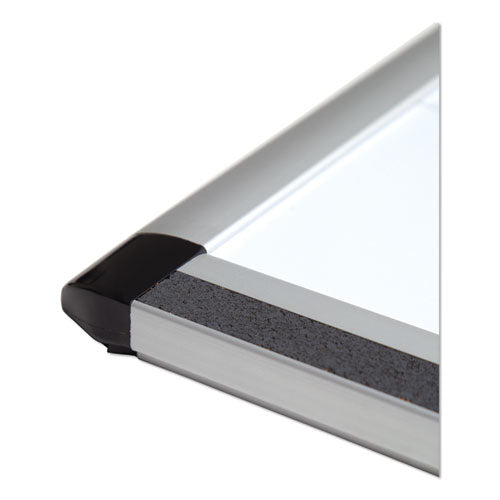 Image of U Brands PINIT Magnetic Dry Erase Board, 48" x 36" (Actual Size: 47" x 35"), White Surface, Satin Aluminum Frame