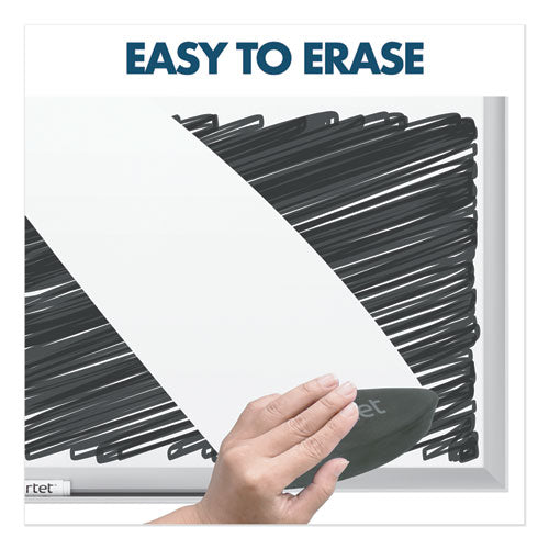 Image of Quartet® Classic Series Porcelain Magnetic Dry Erase Board, 36" x 24", White Surface, Satin Aluminum Frame