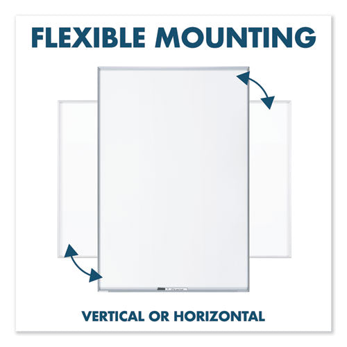 Image of Quartet® Fusion Nano-Clean Magnetic Whiteboard, 48" x 36", White Surface, Satin Aluminum Frame