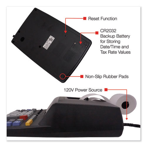 Image of Sharp® El2196bl Two-Color Printing Calculator, Black/red Print, 3.7 Lines/sec