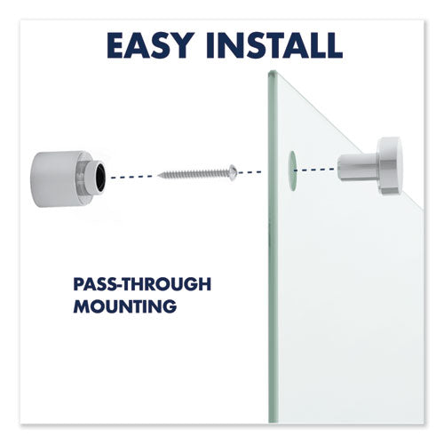 Image of Quartet® Infinity Glass Marker Board, 72" x 48", Frost Surface
