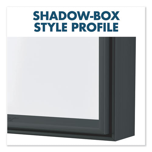 Image of Quartet® Fusion Nano-Clean Magnetic Whiteboard, 48" x 36", White Surface, Black Aluminum Frame