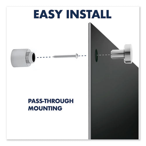 Image of Quartet® Infinity Magnetic Glass Marker Board, 72" x 48", Black Surface