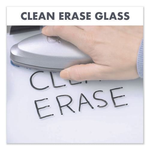 Image of Quartet® Glass Dry Erase Desktop Copy Holder, 20 Sheet Capacity, Glass/Plastic, White