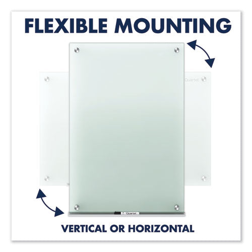 Image of Quartet® Infinity Glass Marker Board, 72" x 48", Frost Surface