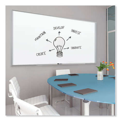 Image of Quartet® Fusion Nano-Clean Magnetic Whiteboard, 48" x 36", White Surface, Satin Aluminum Frame