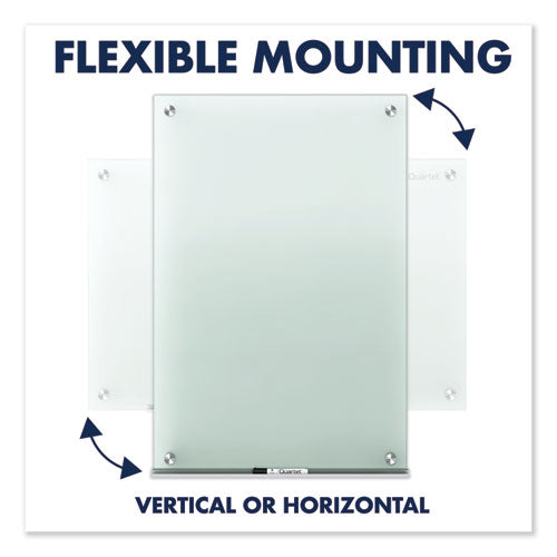 Image of Quartet® Infinity Glass Marker Board, 48" x 36", Frost Surface
