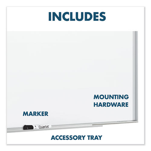 Image of Quartet® Fusion Nano-Clean Magnetic Whiteboard, 48" x 36", White Surface, Satin Aluminum Frame
