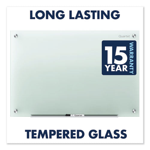 Image of Quartet® Infinity Glass Marker Board, 72" x 48", Frost Surface