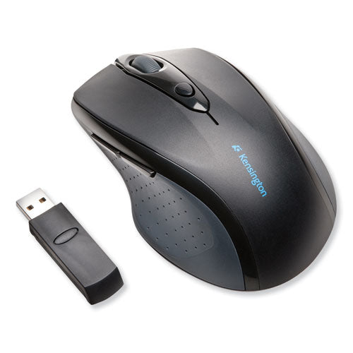 Image of Kensington® Pro Fit Full-Size Wireless Mouse, 2.4 Ghz Frequency/30 Ft Wireless Range, Right Hand Use, Black