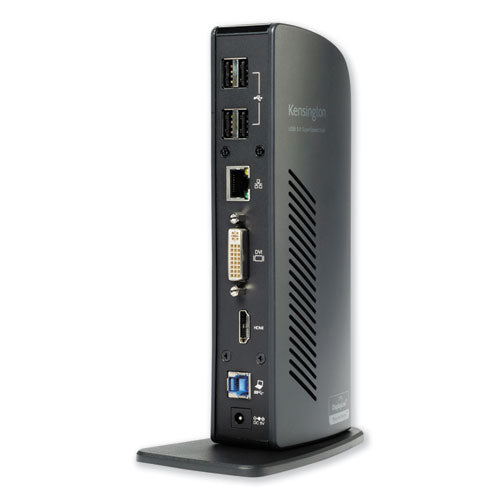 Image of Kensington® Usb 3.0 Docking Station With Dvi/hdmi/vga Video, 1 Dvi And 1 Hdmi Out