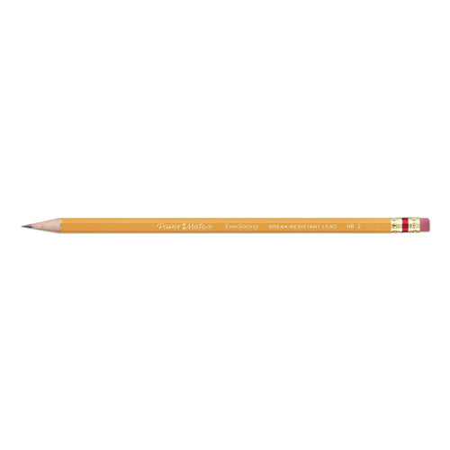 Image of Paper Mate® Everstrong #2 Pencils, Hb (#2), Black Lead, Yellow Barrel, 24/pack