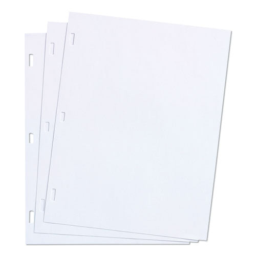 Image of Wilson Jones® Ledger Sheets For Corporation And Minute Book, 11 X 8.5, White, Loose Sheet, 100/box
