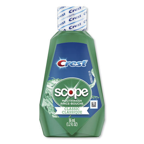 Image of Crest® + Scope Rinse, Classic Mint, 36 Ml Bottle, 180/carton