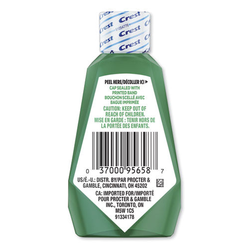 Image of Crest® + Scope Rinse, Classic Mint, 36 Ml Bottle, 180/carton