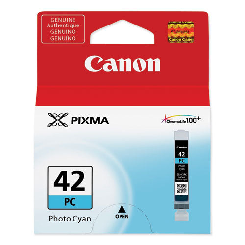 Image of Canon® 6388b002 (cli-42) Chromalife100+ Ink, Photo Cyan