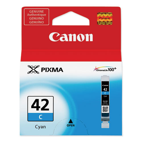 Image of Canon® 6385b002 (cli-42) Chromalife100+ Ink, Cyan