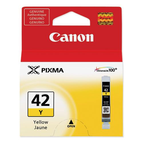 Image of Canon® 6387b002 (cli-42) Chromalife100+ Ink, Yellow