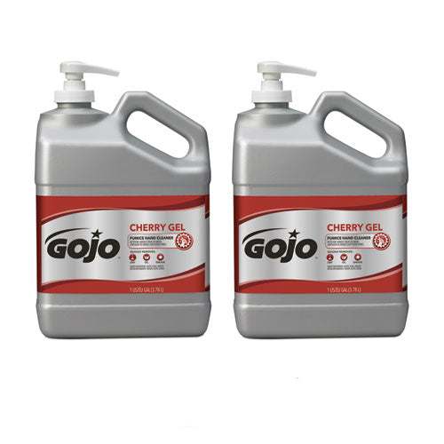 Image of GOJO® Cherry Gel Pumice Hand Cleaner, Cherry Scent, 1 gal, 2/Carton