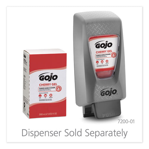 Image of GOJO® Cherry Gel Pumice Hand Cleaner Refill, Cherry Scent, 2,000 mL, 4/Carton