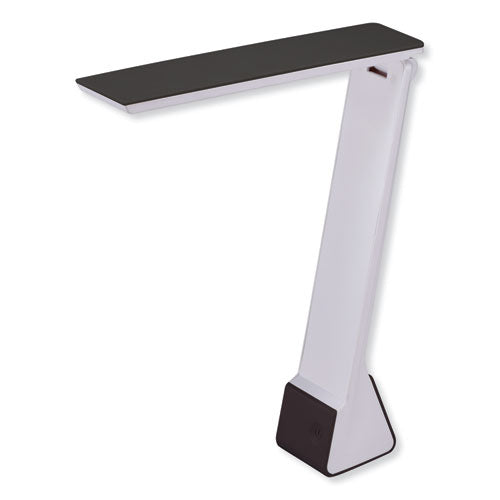 Image of Bostitch® Konnect Rechargeable Folding LED Desk Lamp, 2.52w x 2.13d x 11.02h, Gray/Black