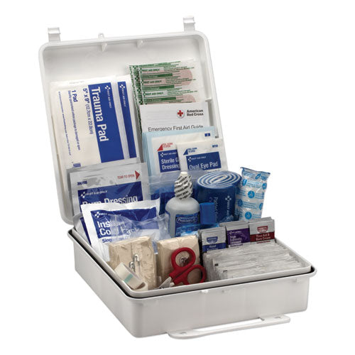 Image of First Aid Only Bulk First Aid Kit for 50 People, 199 Pieces, Plastic Case