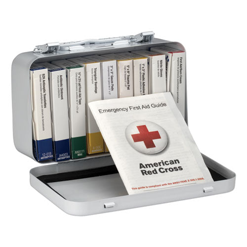 Image of First Aid Only Unitized First Aid Kit For 10 People, 65 Pieces, Osha/ansi, Metal Case