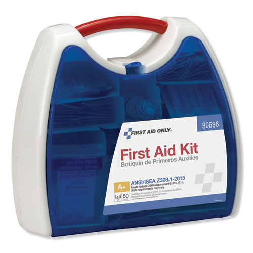 Image of First Aid Only Readycare First Aid Kit For 50 People, Ansi A+, 238 Pieces, Plastic Case