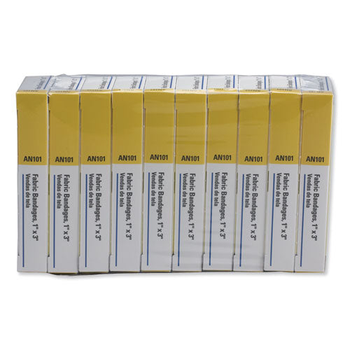 Image of First Aid Only First-Aid Refill Fabric Adhesive Bandages, 1 X 3, 160/pack