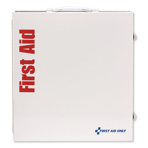 Image of First Aid Only Industrial First Aid Kit, 100 People, 676 Pieces, Metal Case