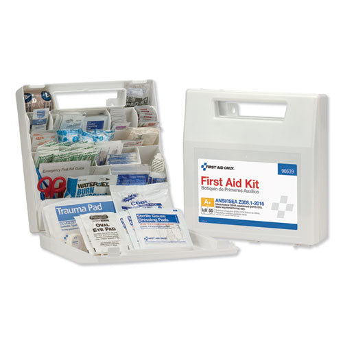 Image of First Aid Only Ansi Class A+ First Aid Kit For 50 People, 183 Pieces, Plastic Case