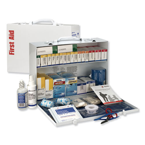 Image of First Aid Only Industrial First Aid Kit for 75 People, 446 Pieces, Metal Case
