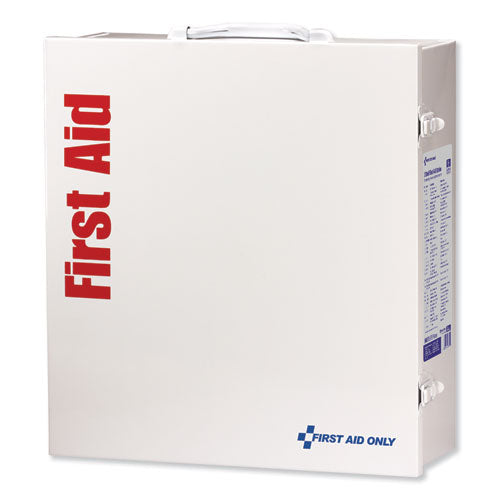 Image of First Aid Only Industrial First Aid Kit, 100 People, 676 Pieces, Metal Case