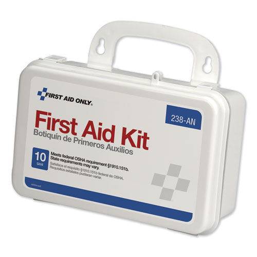 Image of First Aid Only Ansi-Compliant First Aid Kit, 64 Pieces, Plastic Case