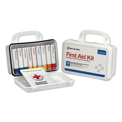 Image of First Aid Only Ansi-Compliant First Aid Kit, 64 Pieces, Plastic Case