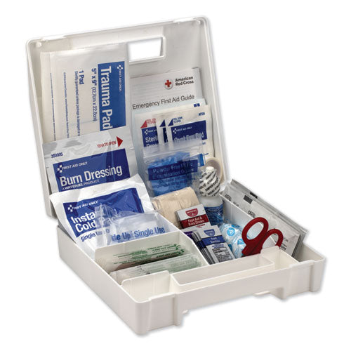 Image of First Aid Only First Aid Kit for 25 People, 89 Pieces, Plastic Case