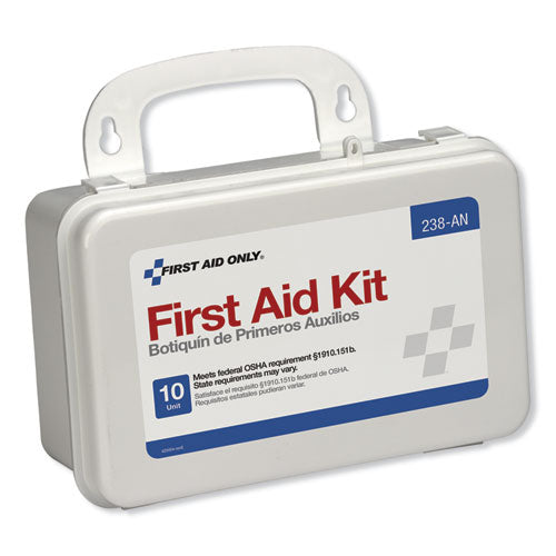 Image of First Aid Only Ansi-Compliant First Aid Kit, 64 Pieces, Plastic Case