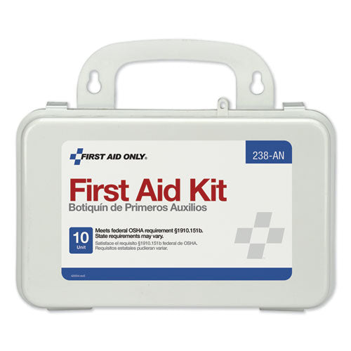 Image of First Aid Only Ansi-Compliant First Aid Kit, 64 Pieces, Plastic Case