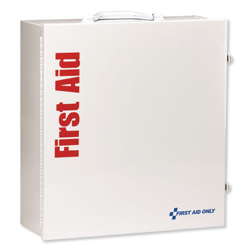 Image of First Aid Only Industrial First Aid Kit, 100 People, 676 Pieces, Metal Case