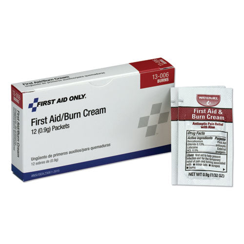 Image of PhysiciansCare® by First Aid Only® First Aid Kit Refill Burn Cream Packets, 0.1 G Packet, 12/box