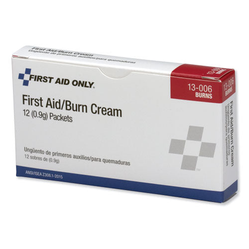 Image of PhysiciansCare® by First Aid Only® First Aid Kit Refill Burn Cream Packets, 0.1 G Packet, 12/box