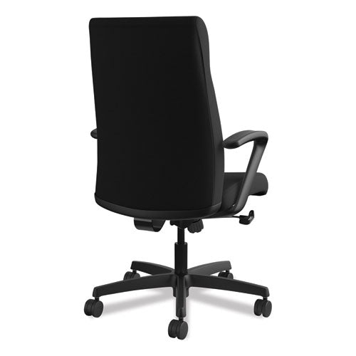 Image of HON® Ignition Series Executive High-Back Chair, Supports Up To 300 Lb, 17" To 21" Seat Height, Black